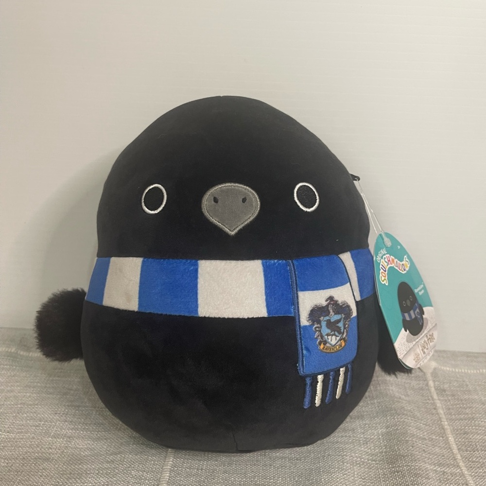 NEW 8” Ravenclaw Raven Squishmallow Harry Potter Kellytoy Plush Nwt